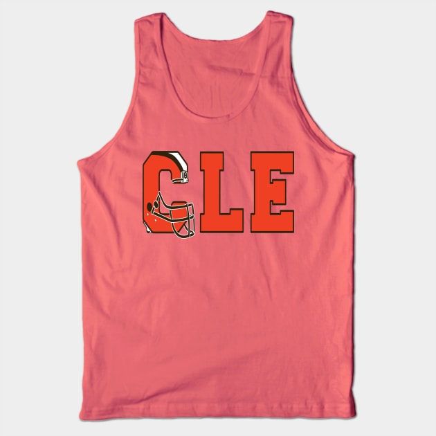 CLE Football Pride Tank Top by DeepDiveThreads